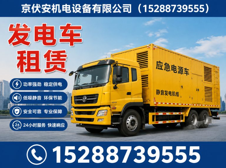 庆阳发电车租赁展示图
